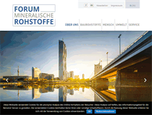 Tablet Screenshot of forumrohstoffe.at